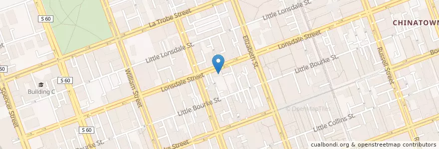 Mapa de ubicacion de Hawker Boys en 澳大利亚, 维多利亚州, City Of Melbourne.