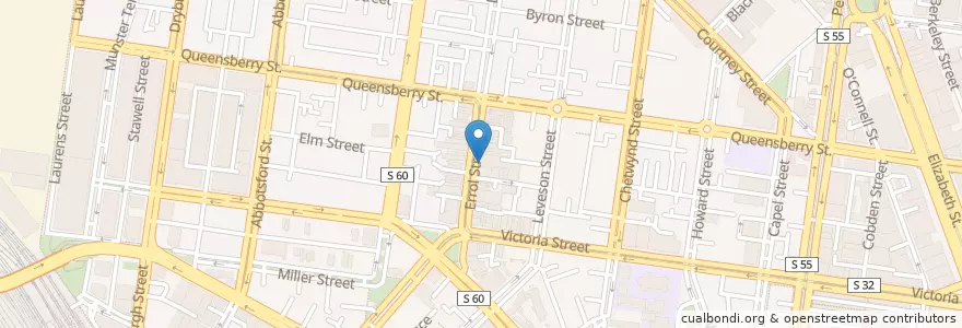 Mapa de ubicacion de Lithuanian Club en Australie, Victoria, City Of Melbourne.