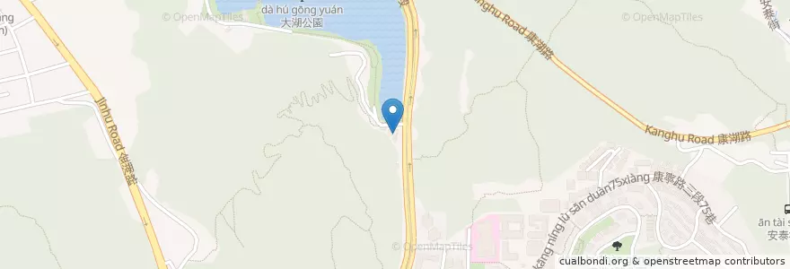 Mapa de ubicacion de 小綠山森林幼兒園 en 臺灣, 新北市, 臺北市, 內湖區.