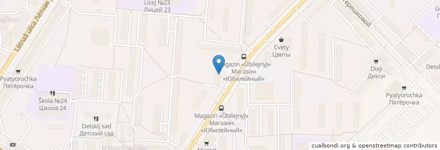 Mapa de ubicacion de Горздрав en روسیه, Центральный Федеральный Округ, استان مسکو, Городской Округ Мытищи.