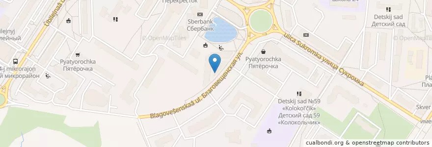 Mapa de ubicacion de LOFT Nargilia Lounge en Russie, District Fédéral Central, Oblast De Moscou, Городской Округ Мытищи.