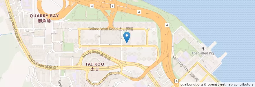 Mapa de ubicacion de 那霸沖繩料理 Naha en China, Guangdong, Hong Kong, Pulau Hong Kong, Wilayah Baru, 東區 Eastern District.