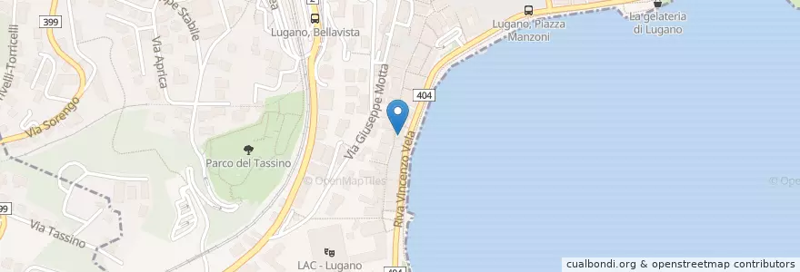 Mapa de ubicacion de Nassa en Suíça, Tessino, Distretto Di Lugano, Lugano, Circolo Di Lugano Ovest.