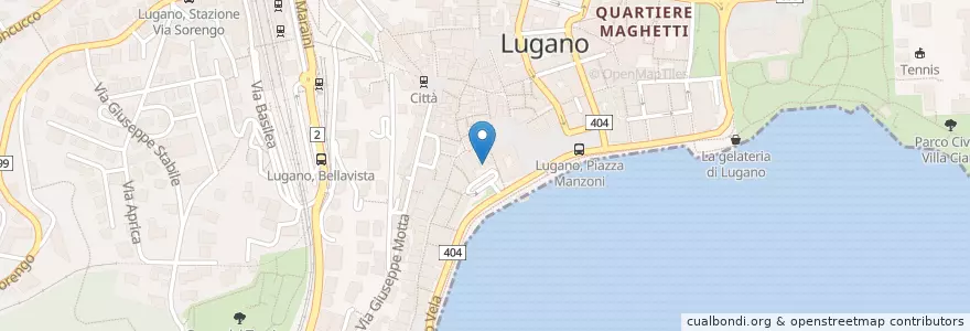 Mapa de ubicacion de Mary en Suisse, Tessin, District De Lugano, Lugano, Circolo Di Lugano Ovest.