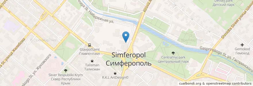 Mapa de ubicacion de Just Wok en Russia, South Federal District, Autonomous Republic Of Crimea, Republic Of Crimea, Simferopol District, Simferopol Municipality Council, Simferopol (Urban Okrug).