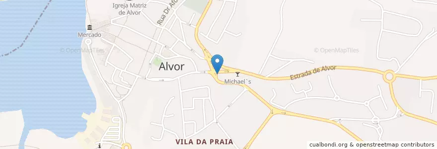 Mapa de ubicacion de Farmácia Alvor en Portugal, Algarve, Algarve, Faro, Portimão, Alvor.