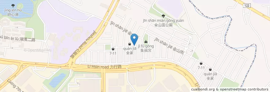 Mapa de ubicacion de 元朗茶餐廳 en تایوان, 臺灣省, سینچو, 東區.