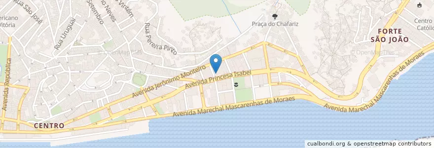 Mapa de ubicacion de McDonald's en Brazilië, Regio Zuidoost, Espírito Santo, Região Geográfica Intermediária De Vitória, Vitória, Região Metropolitana Da Grande Vitória, Microrregião Vitória.