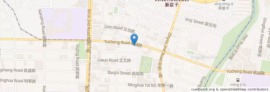Mapa de ubicacion de 佑新骨外科診所 en Taiwán, Kaohsiung, 左營區.