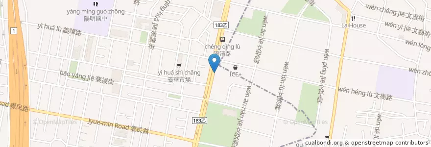 Mapa de ubicacion de 雷諾瓦拼圖&葛樂蒂咖啡館 en Taiwán, Kaohsiung, 三民區.