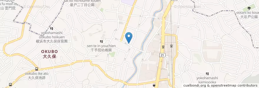 Mapa de ubicacion de 小料理むらた en ژاپن, 神奈川県, 横浜市, 港南区.