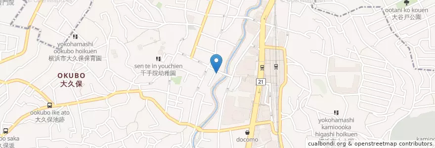 Mapa de ubicacion de こうまクリニック en Япония, Канагава, Йокогама, Конан.