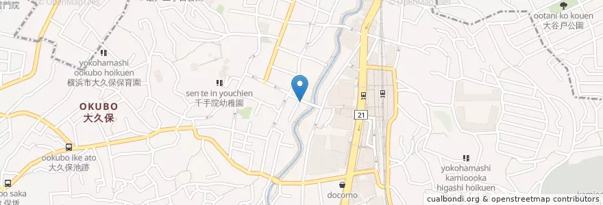 Mapa de ubicacion de タナベ歯科 en ژاپن, 神奈川県, 横浜市, 港南区.