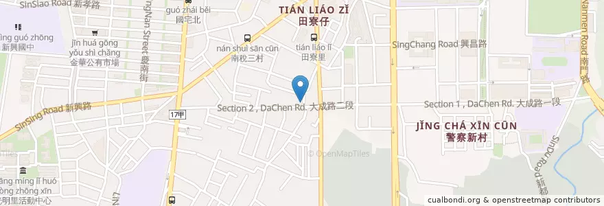 Mapa de ubicacion de gogoro換電站 en Taiwan, 臺南市, 南區.
