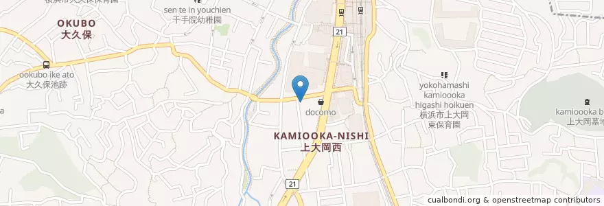 Mapa de ubicacion de 三宅クリニック en Japan, Präfektur Kanagawa, Yokohama, 港南区.