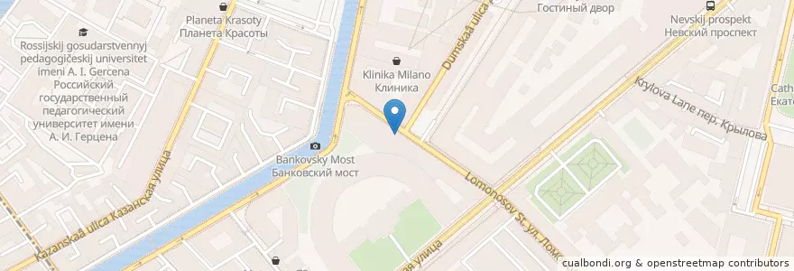 Mapa de ubicacion de Чердак художника en Russland, Föderationskreis Nordwest, Oblast Leningrad, Sankt Petersburg, Центральный Район, Округ № 78.