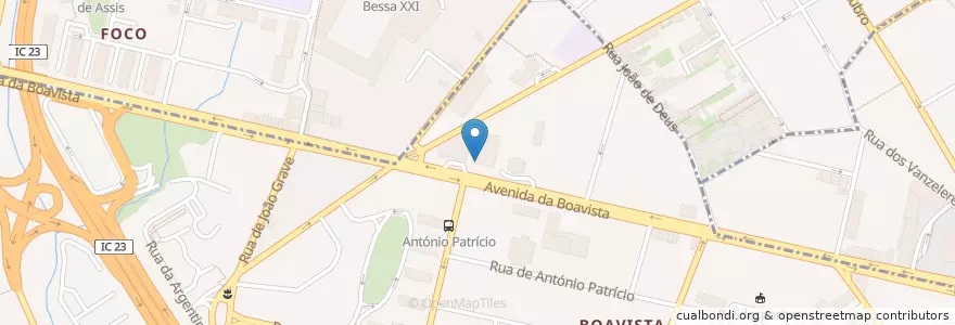 Mapa de ubicacion de Restaurante Alto Astral en پرتغال, Norte, Área Metropolitana Do Porto, Porto, Porto, Lordelo Do Ouro E Massarelos.