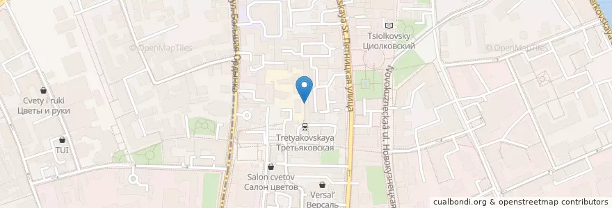 Mapa de ubicacion de Дисконт en ロシア, 中央連邦管区, モスクワ, Центральный Административный Округ, Район Замоскворечье.