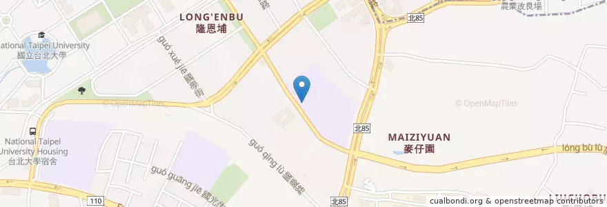Mapa de ubicacion de 龍埔國小 en Taiwan, 新北市, 三峽區.