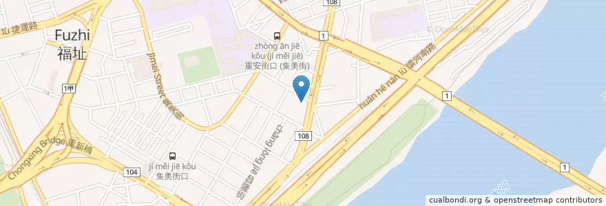 Mapa de ubicacion de 翔譽雙子星 en 臺灣, 新北市.