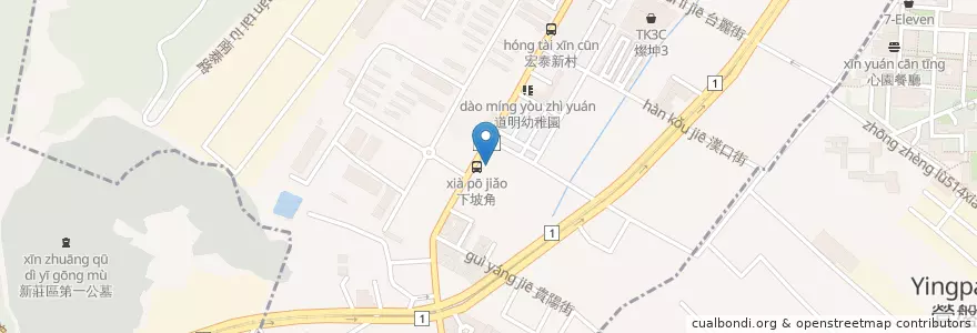 Mapa de ubicacion de 貴和市民活動中心 en Taiwan, 新北市, 泰山區.