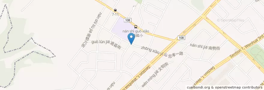 Mapa de ubicacion de 南勢市民活動中心 en تايوان, تايبيه الجديدة, 林口區.