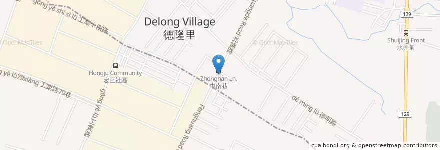 Mapa de ubicacion de 阿娘的店 en Taiwan, Taichung, Taiping District.
