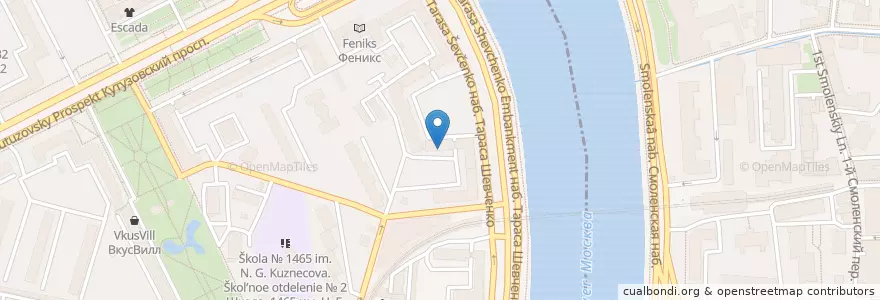 Mapa de ubicacion de Школа № 1465, дошкольное отделение № 2 en Россия, Центральный Федеральный Округ, Москва.