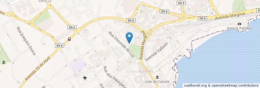 Mapa de ubicacion de Fogo de Chão Rodízio Churrascaria en البرتغال, Área Metropolitana De Lisboa, Lisboa, Grande Lisboa, Cascais, Cascais E Estoril.