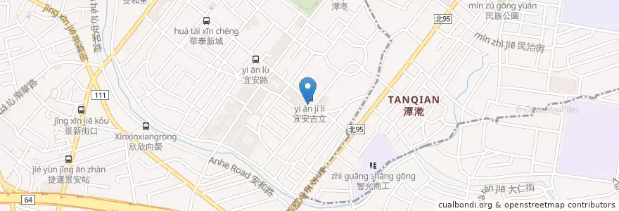 Mapa de ubicacion de 森寶幼兒園 en تايوان, تايبيه الجديدة, 中和區, 永和區.