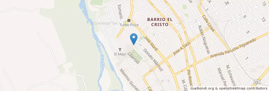 Mapa de ubicacion de La Victoria en Cuba, Granma, Bayamo, Ciudad De Bayamo.