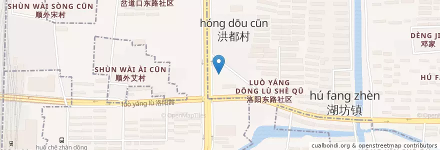 Mapa de ubicacion de 青山湖区洪都卫生所 en Chine, Jiangxi, Nanchang, 青山湖区.