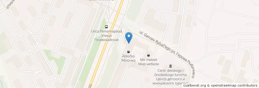 Mapa de ubicacion de Марсель en Rusland, Северо-Западный Федеральный Округ, Мурманская Область, Городской Округ Мурманск.