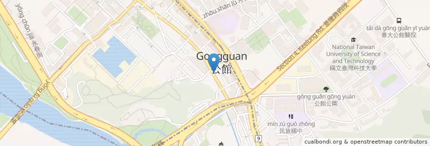 Mapa de ubicacion de 大埔鐵板燒 en Tayvan, 新北市, Taipei.