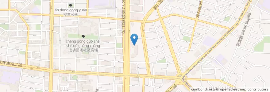 Mapa de ubicacion de 紅豆食府 en 臺灣, 新北市, 臺北市, 大安區.