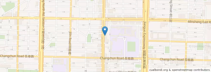 Mapa de ubicacion de 滿堂紅頂級麻辣鴛鴦火鍋 en Taiwan, 新北市, Taipé, 中山區.
