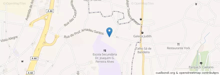 Mapa de ubicacion de Akipão en 葡萄牙, 北部大區, Porto, Área Metropolitana Do Porto, Vila Nova De Gaia, Gulpilhares E Valadares, Mafamude E Vilar Do Paraíso.