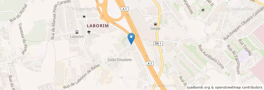 Mapa de ubicacion de Torcatus Restaurante.Tapas en 포르투갈, 노르트 지방, Área Metropolitana Do Porto, 포르투, Vila Nova De Gaia, Mafamude E Vilar Do Paraíso.