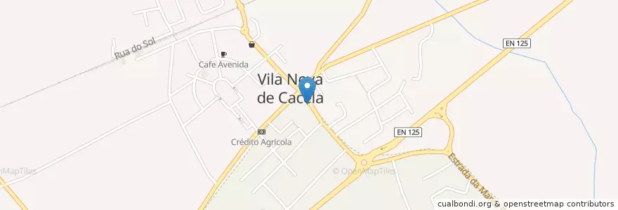 Mapa de ubicacion de Farmácia Cacela en البرتغال, الغرب, الغرب, فارو, فيلا ريال دي سانتو أنطونيو, Vila Nova De Cacela.