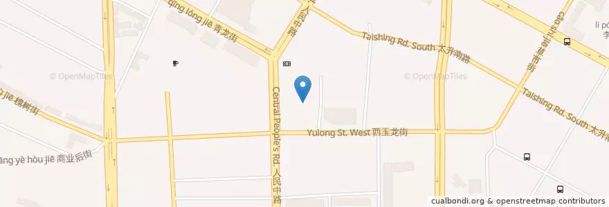Mapa de ubicacion de Jujubetree Restaurant en 中国, 四川省, 成都市, 青羊区, 西御河街道(Xiyuhe).