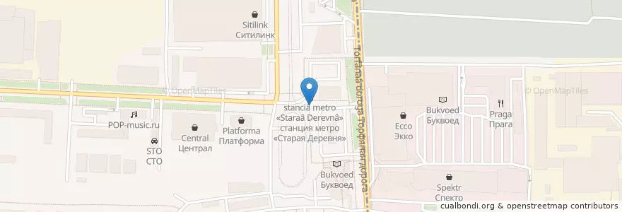 Mapa de ubicacion de Шаверма en Russie, District Fédéral Du Nord-Ouest, Oblast De Léningrad, Saint-Pétersbourg, Приморский Район, Округ № 65.