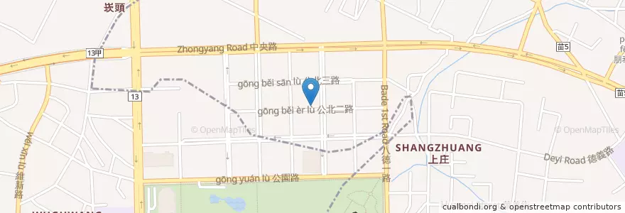 Mapa de ubicacion de 東北角頭份國際宴會廳 en تايوان, مقاطعة تايوان, 苗栗縣, 竹南鎮.