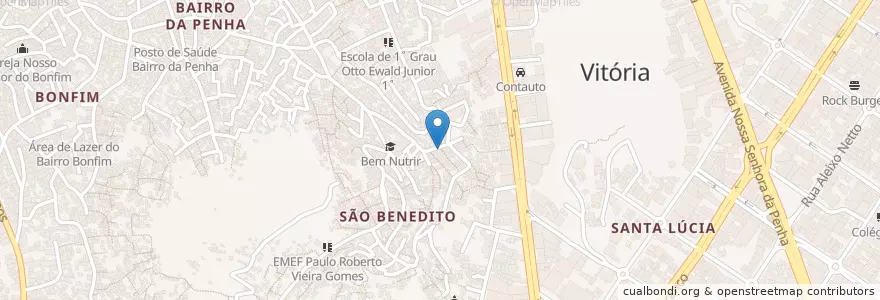 Mapa de ubicacion de Restaurante Mundial en Brasile, Regione Sudest, Espírito Santo, Região Geográfica Intermediária De Vitória, Vitória, Região Metropolitana Da Grande Vitória, Microrregião Vitória.