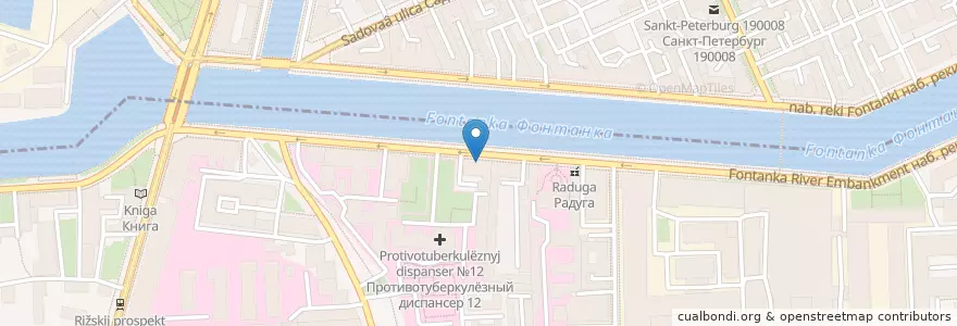 Mapa de ubicacion de Комплексный центр социального обслуживания населения Адмиралтейского района en Rusia, Северо-Западный Федеральный Округ, Óblast De Leningrado, San Petersburgo, Адмиралтейский Район.