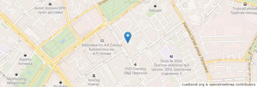 Mapa de ubicacion de Choice en Rusland, Centraal Federaal District, Moskou, Центральный Административный Округ, Тверской Район.