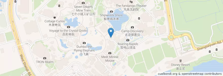 Mapa de ubicacion de Baby Care Center en China, Shanghai, 浦东新区.