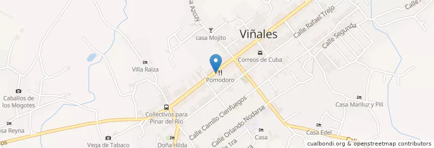 Mapa de ubicacion de Pepo's en Küba, Pinar Del Río, Viñales.