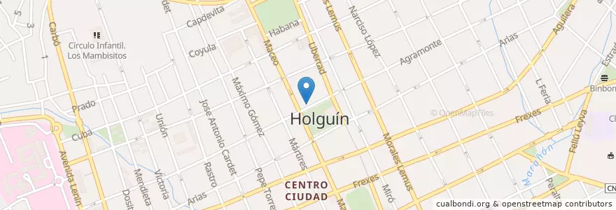 Mapa de ubicacion de Don Jose en 쿠바, Holguín, Holguín.