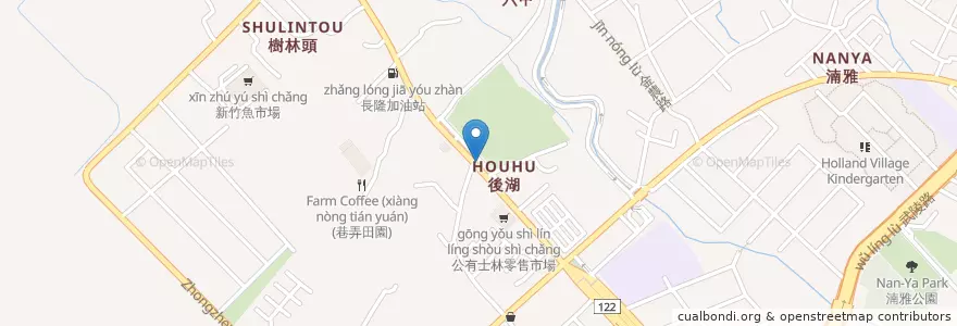 Mapa de ubicacion de 樹林頭公園 en 타이완, 타이완성, 신주시, 베이구.