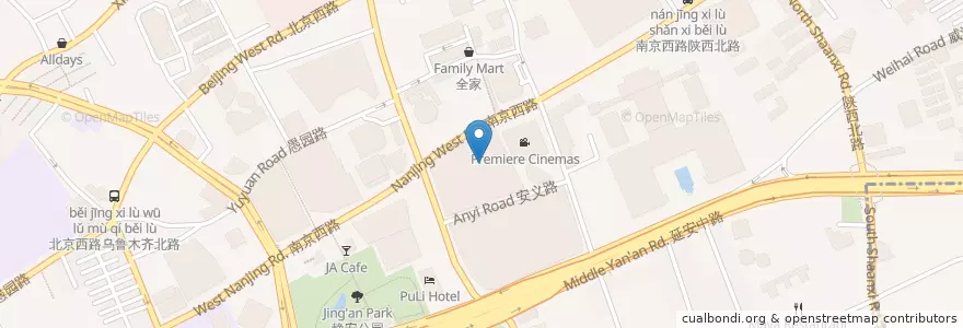 Mapa de ubicacion de 鼎泰丰 en چین, شانگهای.